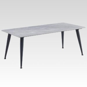 Attica Sintered Stone Rectangular Coffee Table In Grey