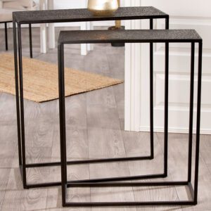 Belmont Set Of 2 Console Tables In Black