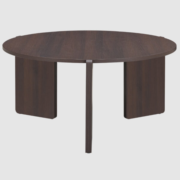 Halifax Wooden Round Coffee Table In Espresso