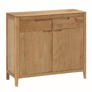 Derry Wooden Sideboard With 2 Doors 2 Drawers In Oak